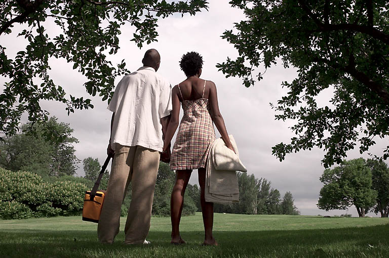 couple on picnic