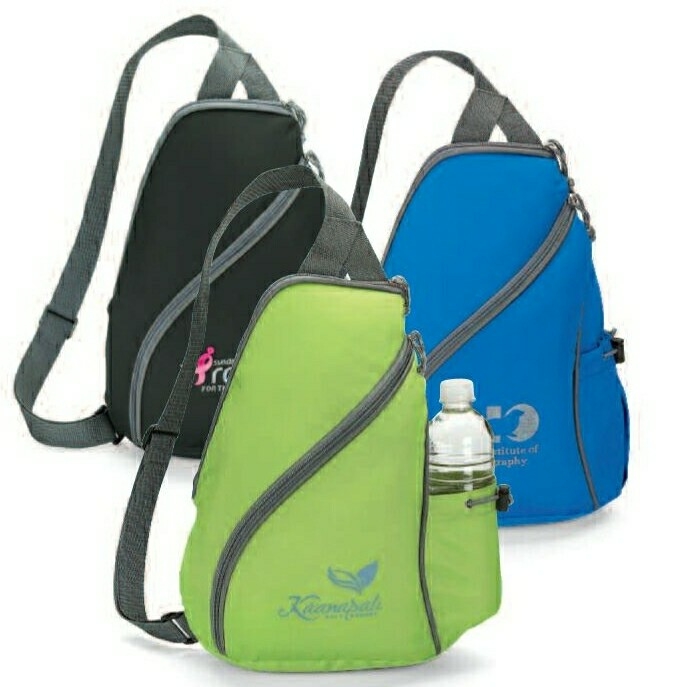 slingback bag w/ water bottle