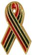 African American HIV AIDS Promotions Lapel Pin